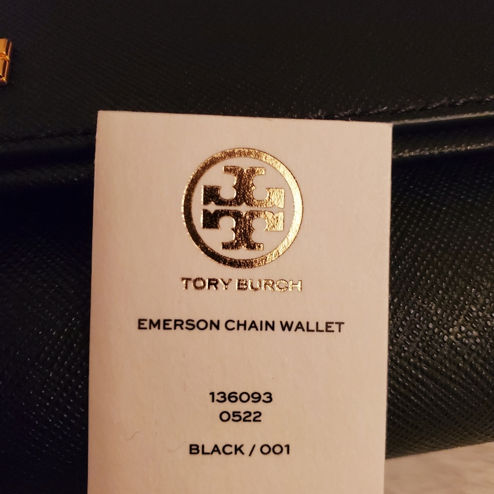 BRAND NEW! TORY BURCH Emerson Chain Wallet, Clutch, Shoulder, Crossbody Bag - Picture 5 of 15